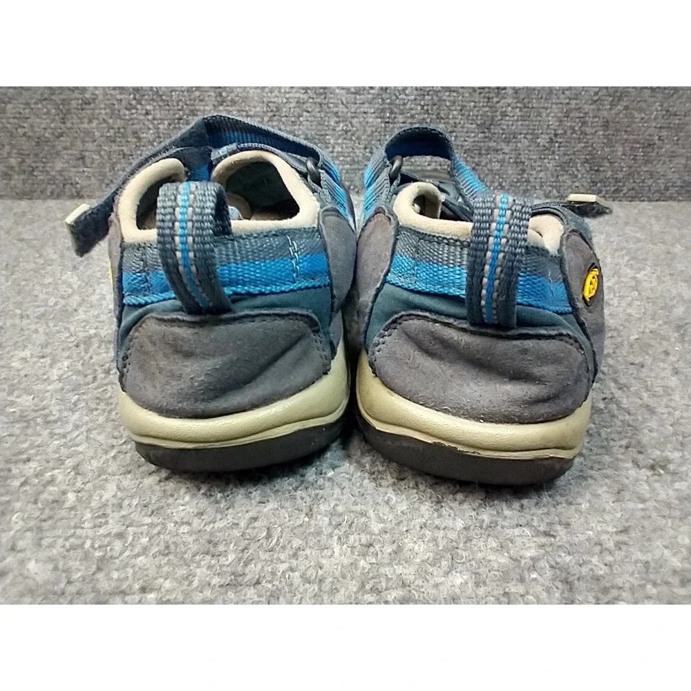 Keen Newport H2 Kids Sandals Blue Gray Waterproof Hiking Water Shoes Big‎ Kid 5